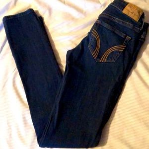 Hollister dark blue jeans